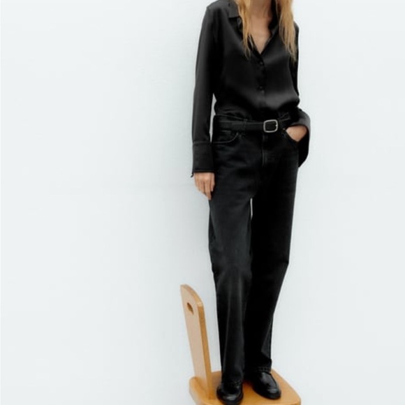 NWT Zara jeans black - Picture 2 of 8